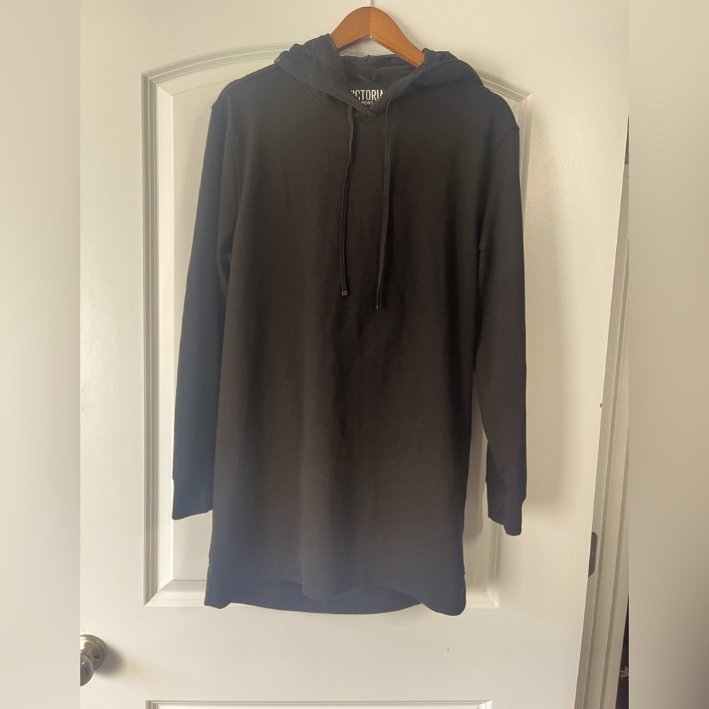 Victoria’s Secret Sport Long Hoodie, Size Small, Black